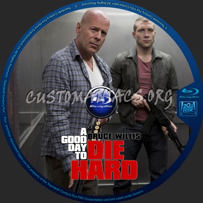 A Good Day To Die Hard blu-ray label