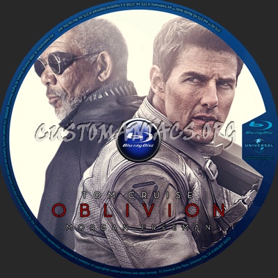 Oblivion blu-ray label