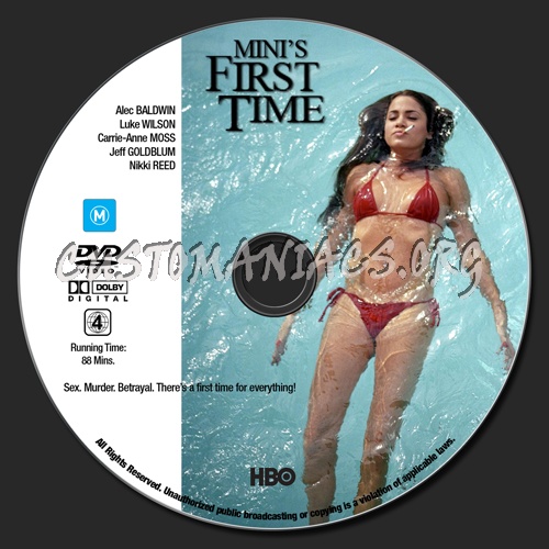 Mini's First Time dvd label