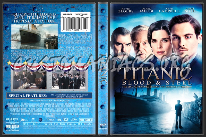 Titanic Blood & Steel dvd cover