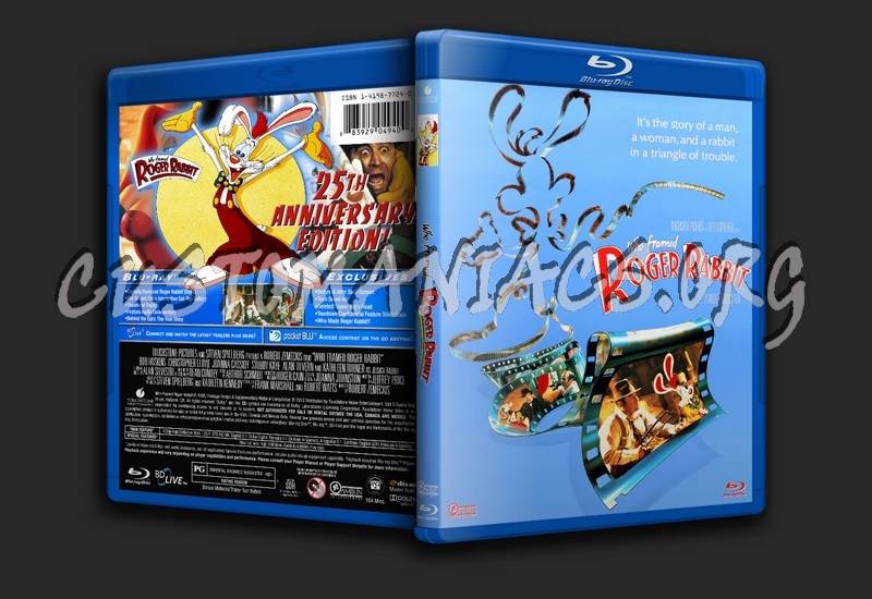Who Framed Roger Rabbit blu-ray cover