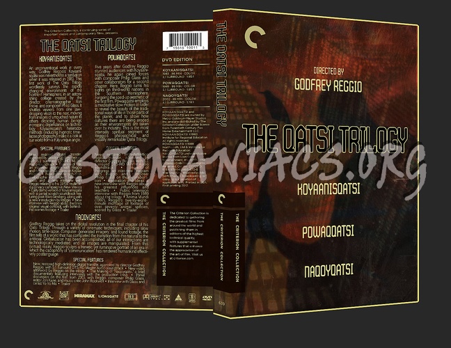 639 - The Qatsi Trilogy (Koyaanisqatsi Powaqqatsi Naqoyqatsi) dvd cover