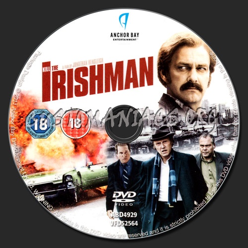 Kill the Irishman dvd label