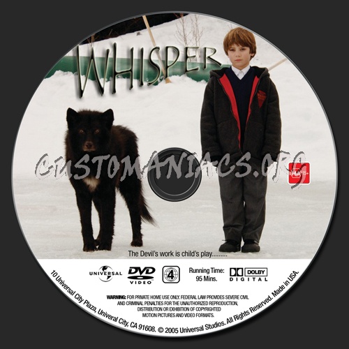 Whisper dvd label