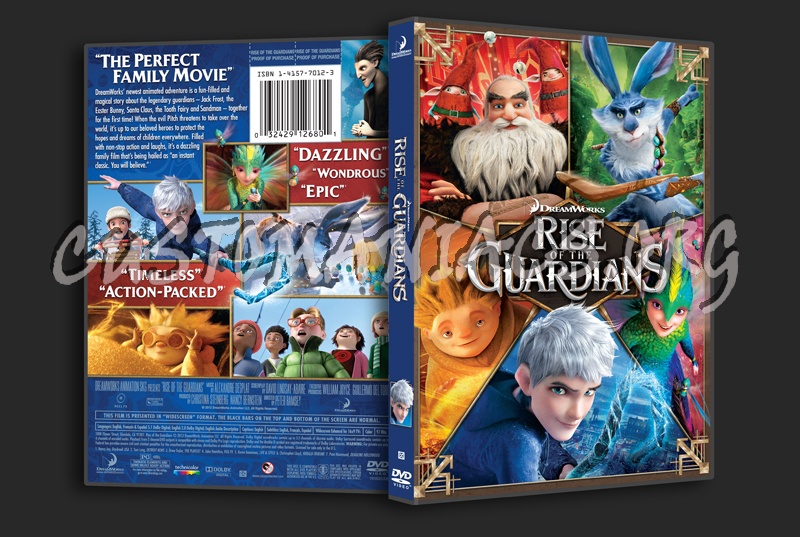 Rise of the Guardians dvd cover