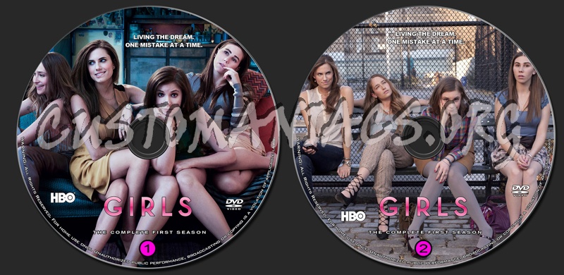 Girls - Season 1 dvd label
