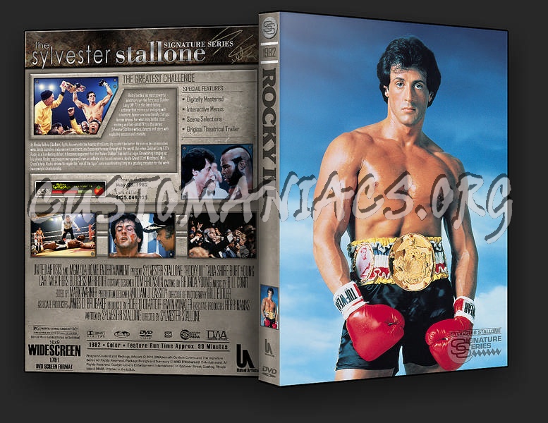 Rocky III dvd cover