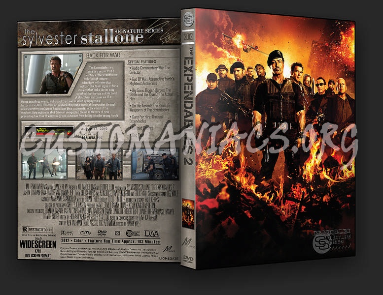 The Expendables 2 dvd cover