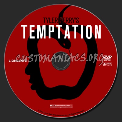 Tyler Perry's Temptation dvd label