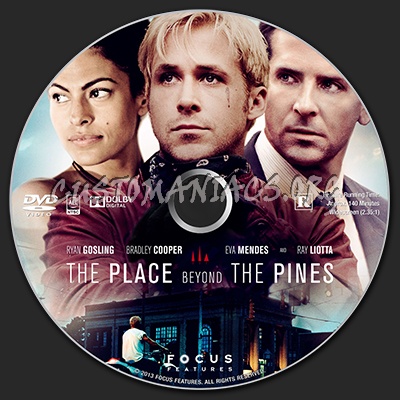 The Place Beyond the Pines dvd label