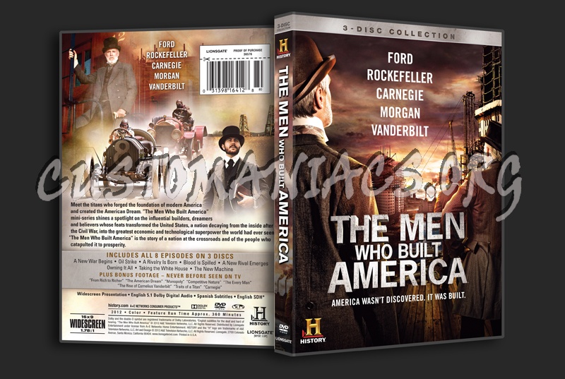 The Men Who Built America dvd cover