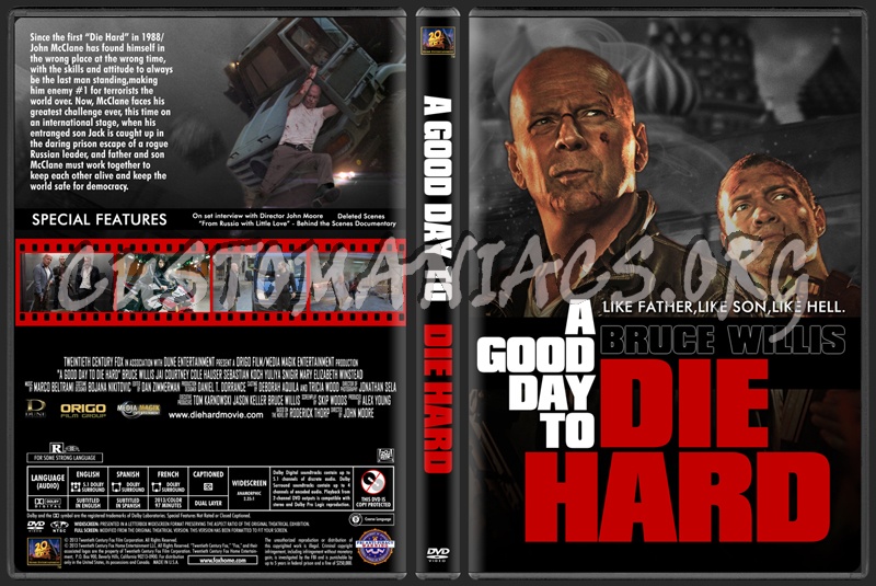 A Good Day To Die Hard dvd cover