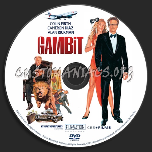 Gambit dvd label