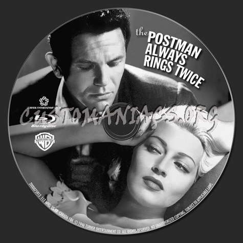 The Postman Always Rings Twice (1946) blu-ray label