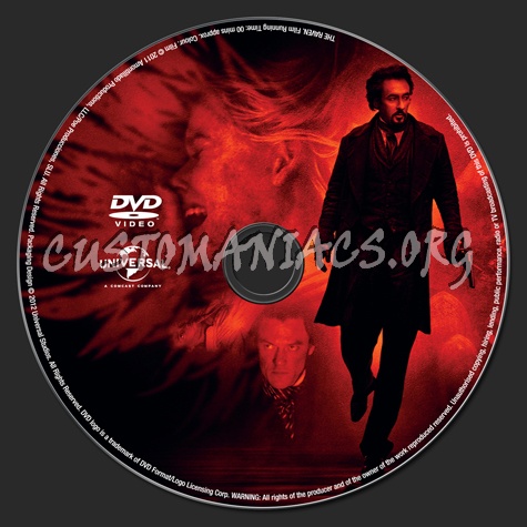 The Raven dvd label