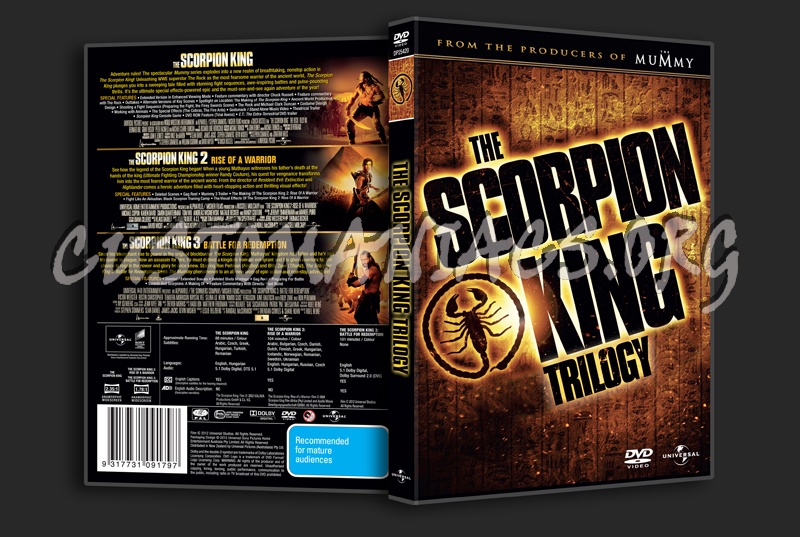 The Scorpion King Trilogy dvd cover