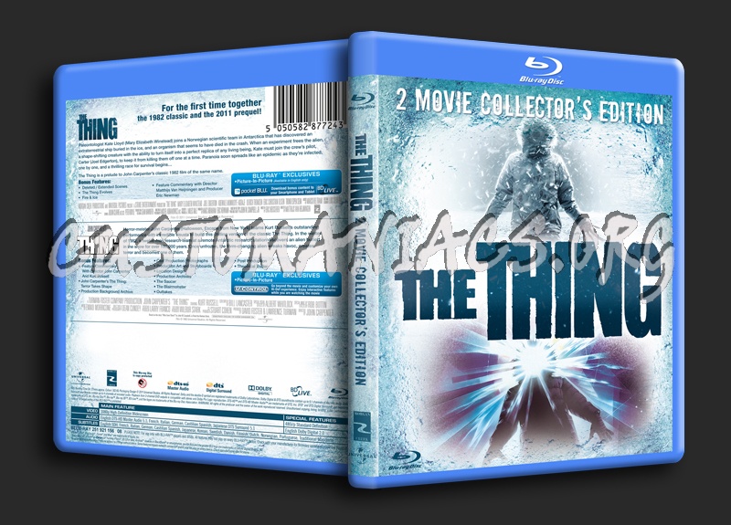 The Thing 2 Movie Collector's Edition blu-ray cover
