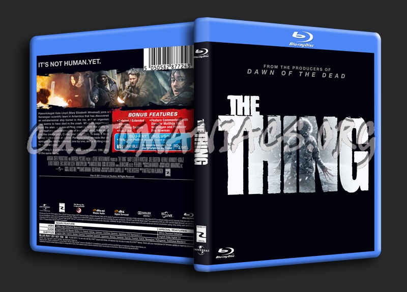 The Thing blu-ray cover