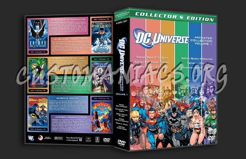 DC Animated Collection - Volume 1 dvd cover