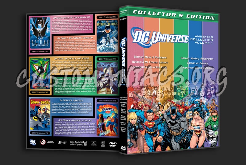 DC Animated Collection - Volume 1 dvd cover