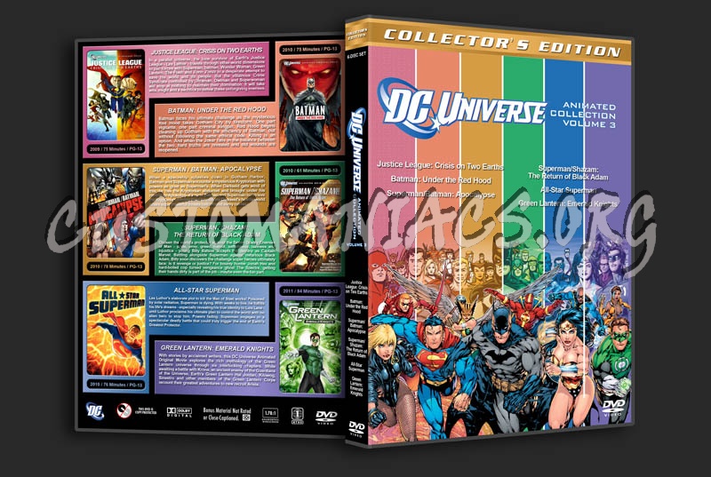 DC Animated Collection - Volume 3 dvd cover