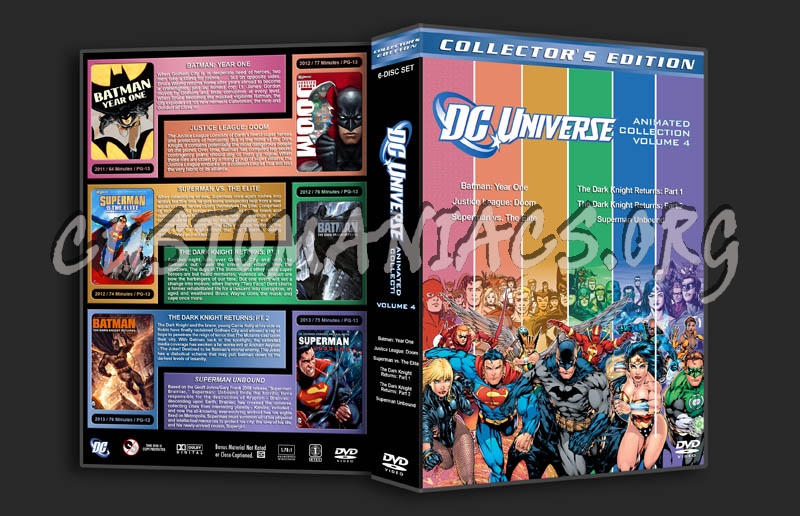 DC Animated Collection - Volume 4 dvd cover