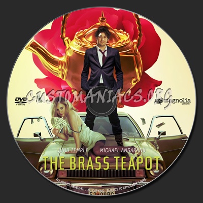 The Brass Teapot (2012) dvd label