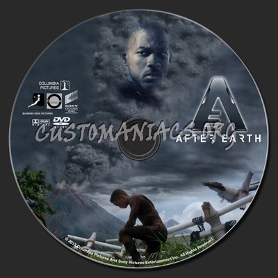 After Earth dvd label