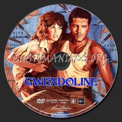 Gwendoline dvd label