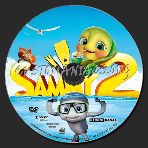 Sammy 2 dvd label