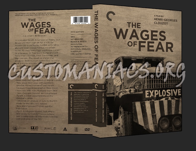 036 - The Wages of Fear dvd cover
