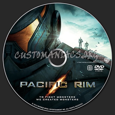 Pacific Rim dvd label