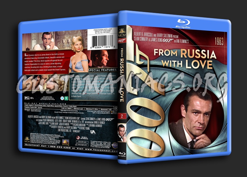 James Bond Collection - From Russia With Love (2) blu-ray cover
