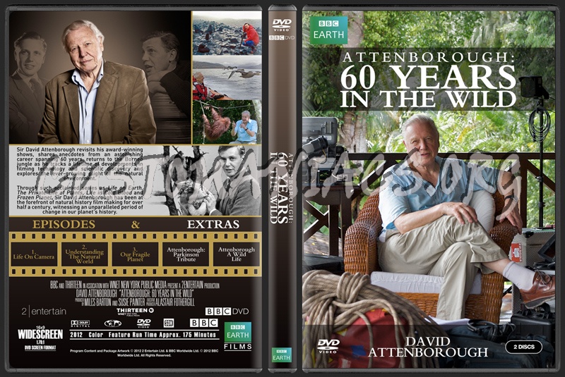 Attenborough: 60 Years In The Wild dvd cover