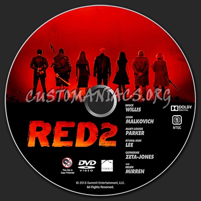 Red 2 dvd label