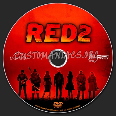 Red 2 dvd label