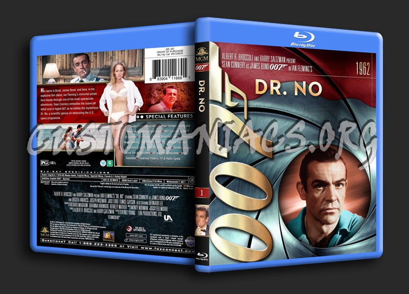 James Bond Collection - Dr. No (1) blu-ray cover