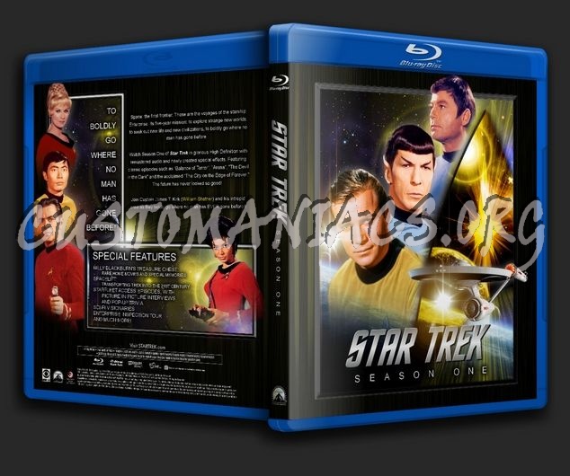 Star Trek - Season 1 blu-ray cover