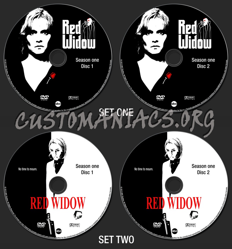 Red Widow Season 1 dvd label