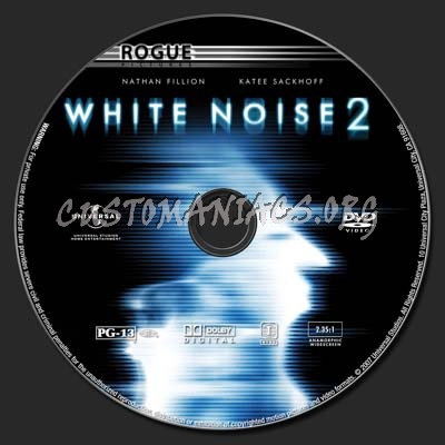 White Noise 2 dvd label