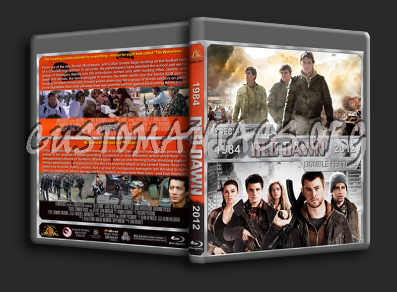 Red Dawn Double Feature blu-ray cover