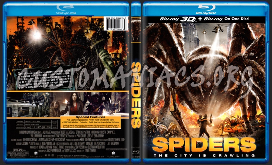 Spiders blu-ray cover