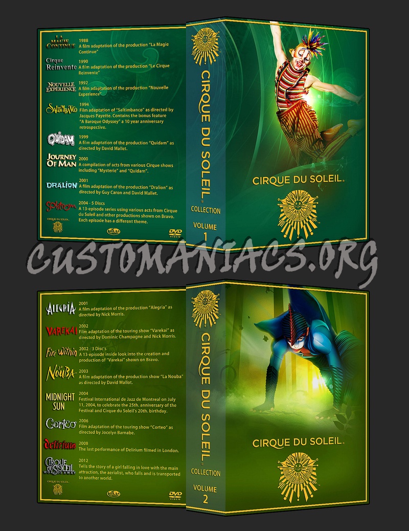 Cirque du Soleil collection dvd cover