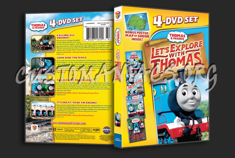 Thomas & Friends: Let's Explore With Thomas dvd cover