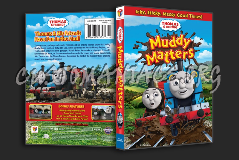 Thomas & Friends: Muddy Matters dvd cover