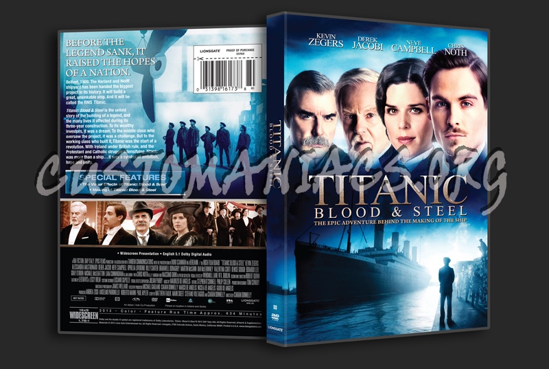Titanic Blood and Steel dvd cover