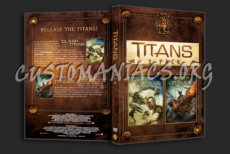 Titans 2-Pack (Clash of the Titans/Wrath of the Titans) dvd cover