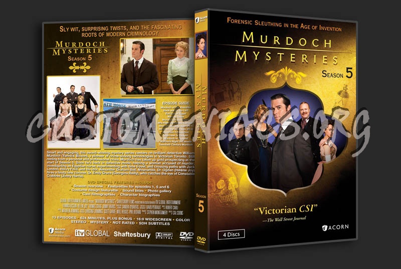 Murdoch Mysteries - Season 5 dvd cover