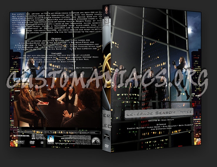 Leverage 1 -5 Collection dvd cover