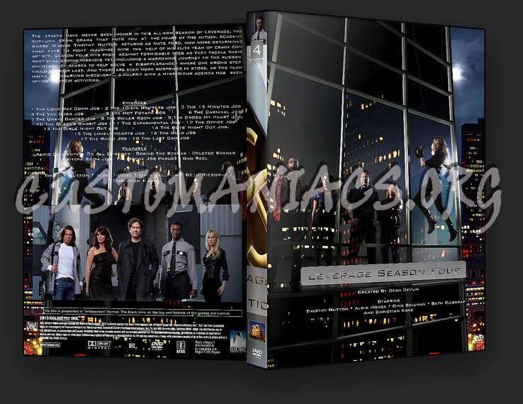 Leverage 1 -5 Collection dvd cover